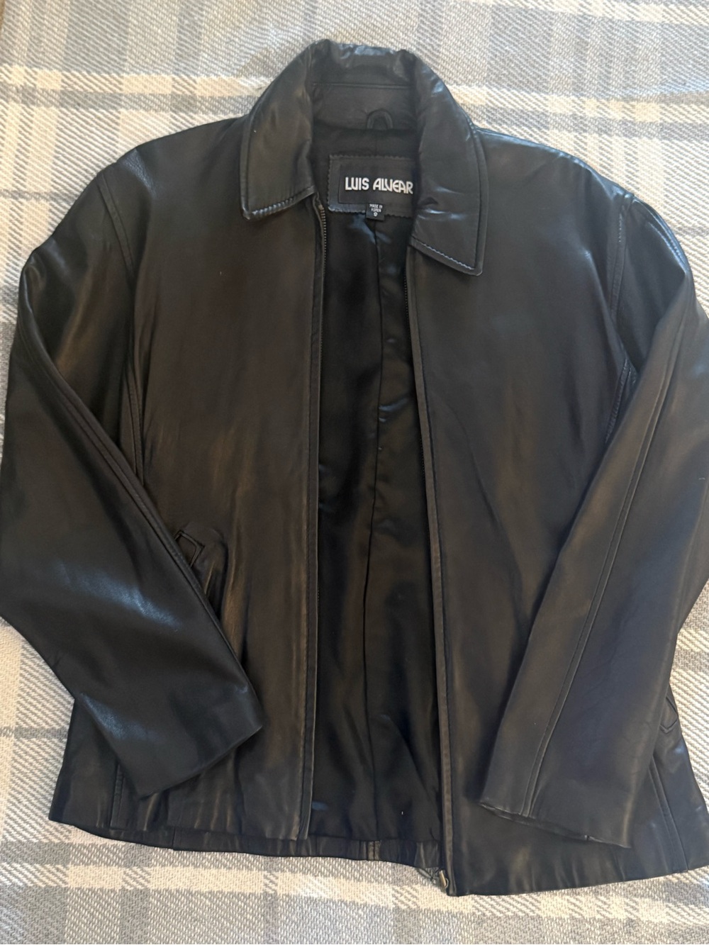 Black Leather Men's Jacket